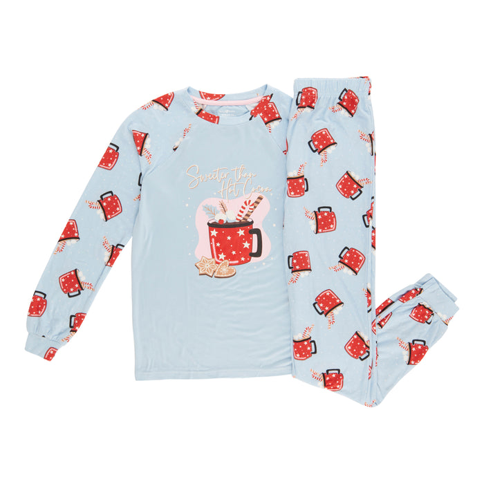 BELLA & BIRDIE Girls' Winter Mood Long Sleeve PJ Set, 2-Piece