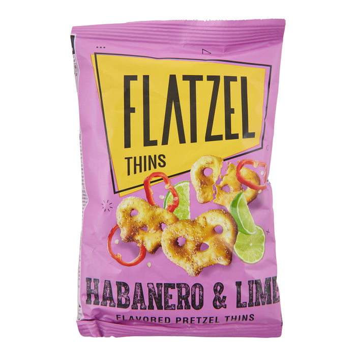 Flatzel Habanero & Lime Thin Pretzel, 85 g