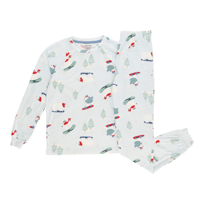 Pyjama à manches longues Inspiration hivernale SURVIVAL GEAR pour garçons, 2 pièces