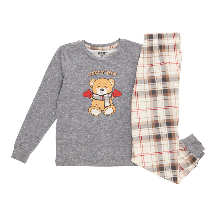 Pyjama à thématique famille Pays nordique MONKEY BARS pour toutes-petites, 2 pièces