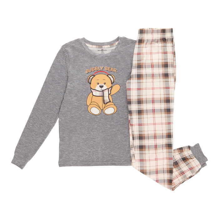 BELLA & BIRDIE Girls' North Country Family Pyjama Set, 2-Piece