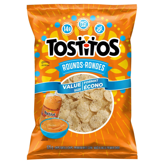 Tostitos Rounds Tortilla Chips, 525 g