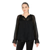 Blouse cloutée à manches longues lily morgan pour femmes