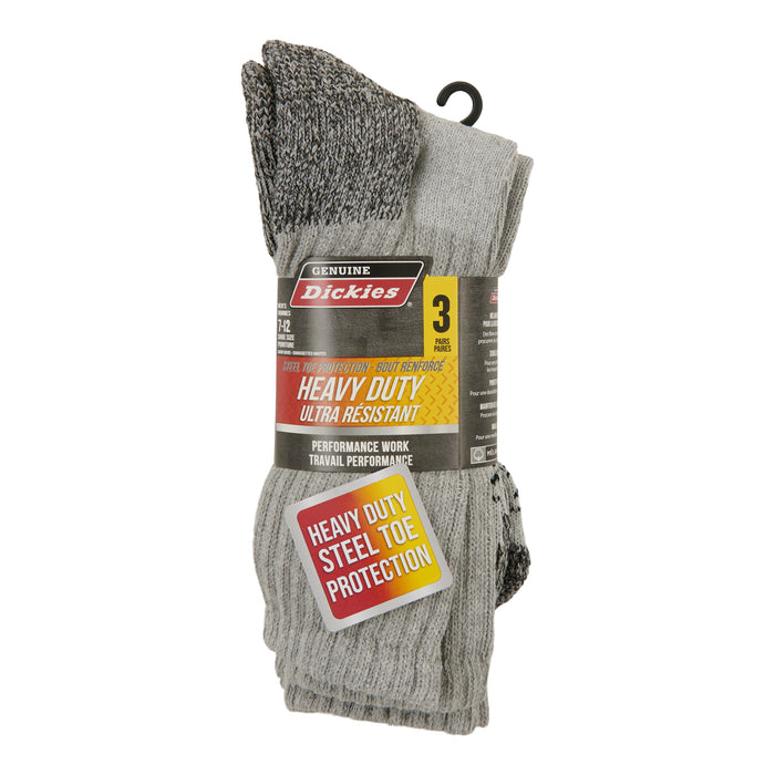 Dickies Men's Work Crew Socks, 3-Pack