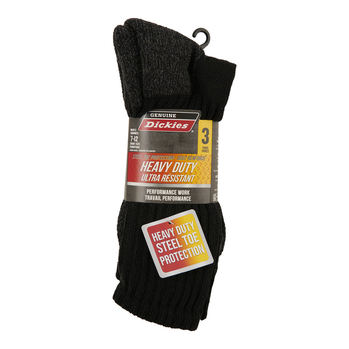 Dickies Men's Work Crew Socks, 3-Pack