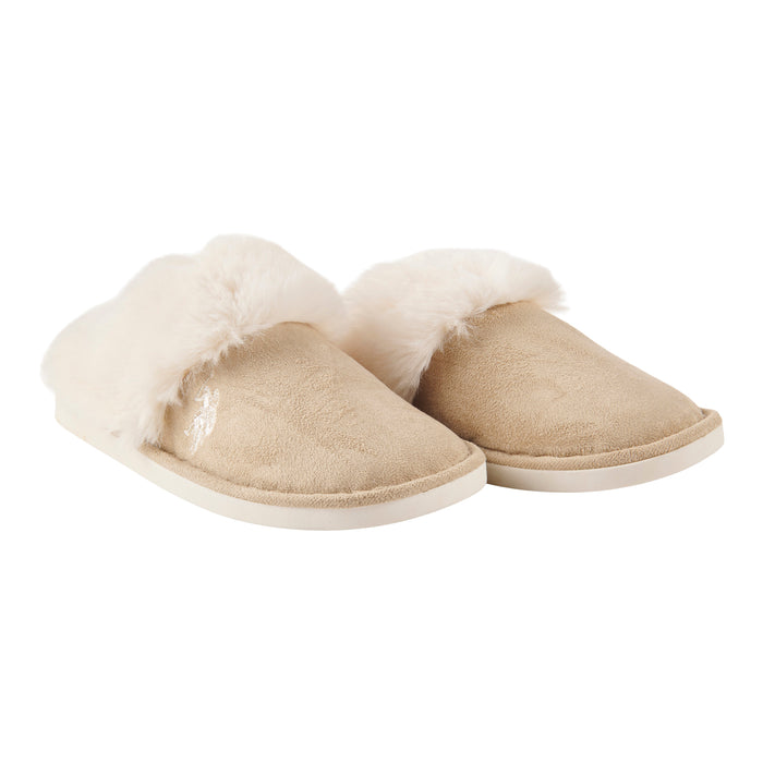 U.S. Polo Women's Plush Scuff Slippers