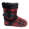 Carisma Women's Plaid Flannel Booties