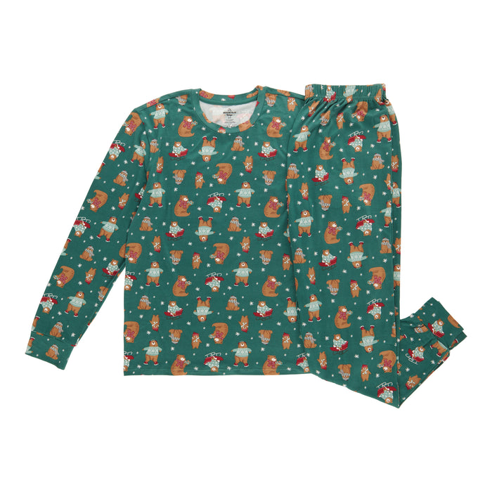Pyjama à manche longues Mountain Ridge pour hommes, 2 pièces, assortiment pour la famille