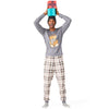 Pyjama à manche longues Mountain Ridge pour hommes, 2 pièces, assortiment pour la famille