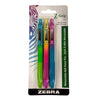 Zebra Z-Grip Soft Touch Retractable Ballpoint, 3 Pack