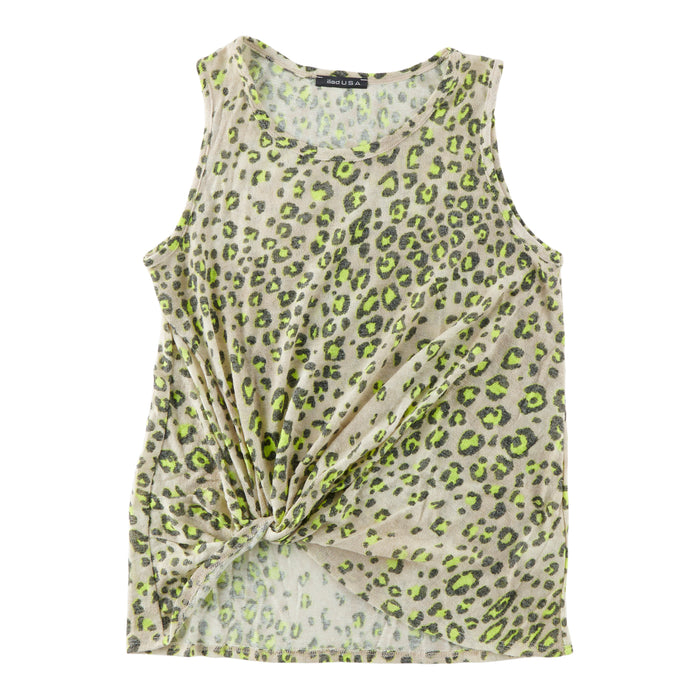 Women's Sleeveless Tie-Front Tank Top