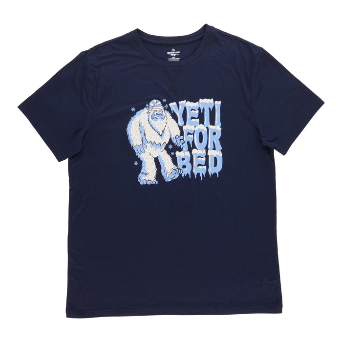 Mountain Ridge Men's Screen Printed Short Sleeve Sleepshirt