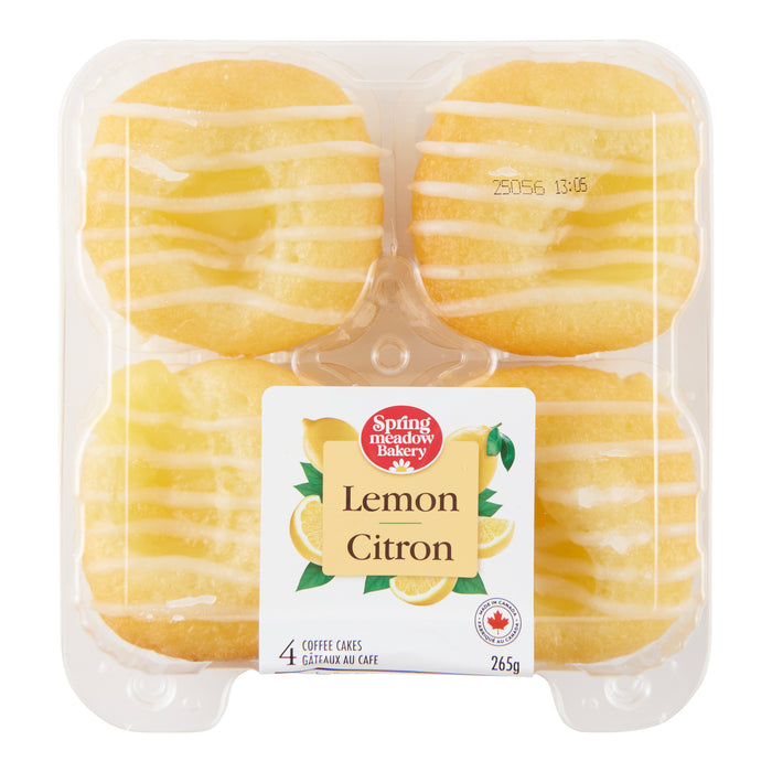 Spring Meadow Bakery Lemon Coffee Cake, 4-Pack