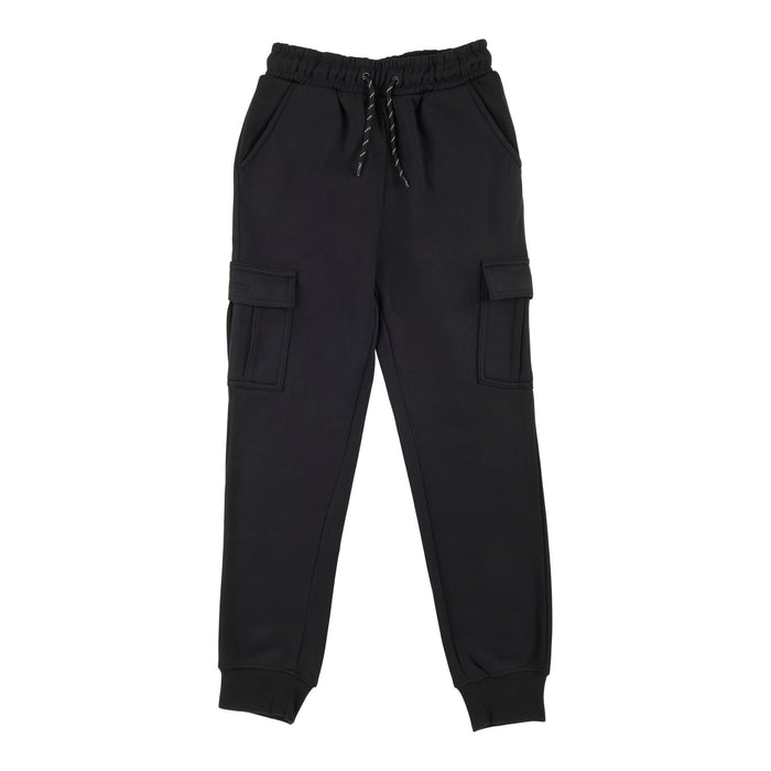 Boys' Solid Cargo Fleece Joggers