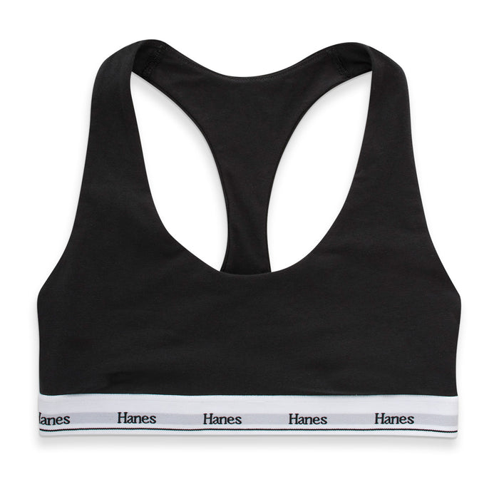 Hanes Women's Racerback Cotton Bralette