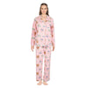 Pyjama cintré à manches longues en tissu micropolaire Carisma pour femmes, 2 pièces