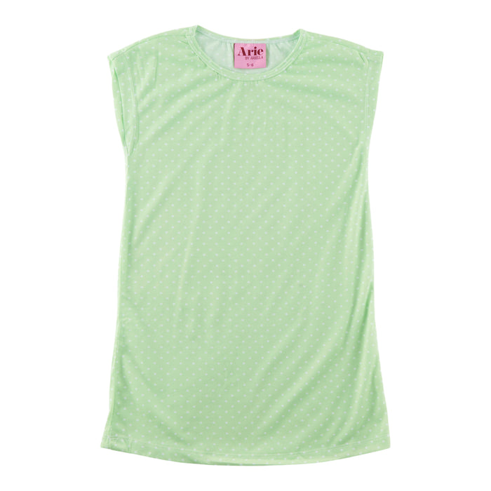 Girls' Short Sleeve Printed Sleepshirt