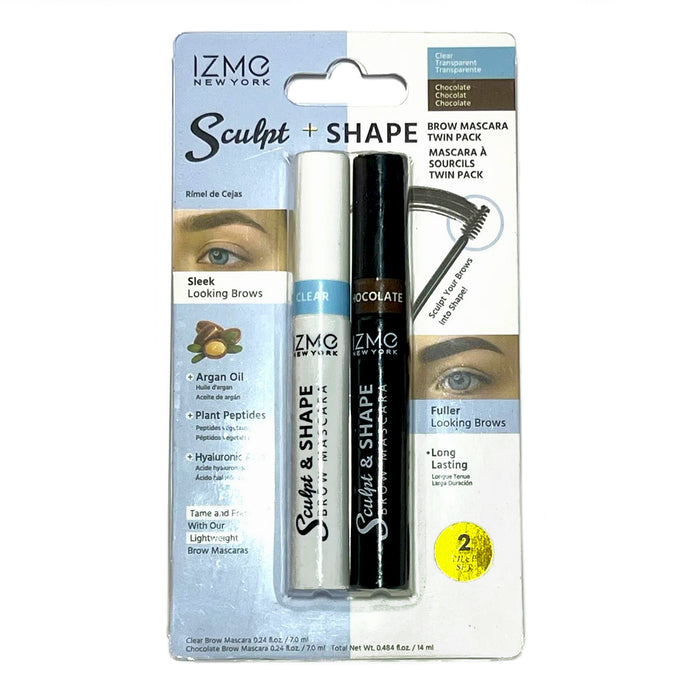 Mascaras à sourcils sculptants et moulants IZME, emb. de 2