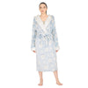 Carisma Women's Knee-Length Hooded Jacquard Robe