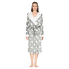 Carisma Women's Hooded Knee-Length Plush Robe