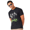 T-shirt à manches courtes et à motif de groupe rock sous licence pour hommes, assortiment