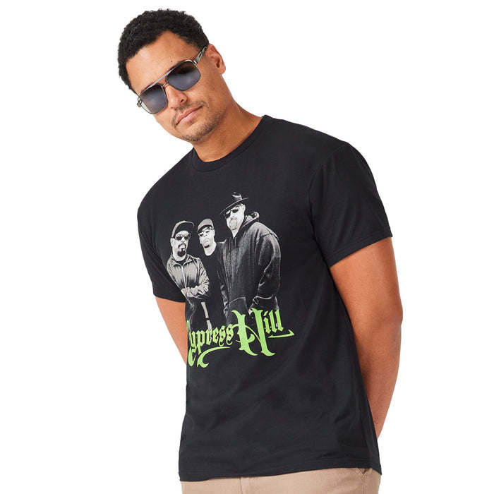 T-shirt à manches courtes et à motif de groupe rock sous licence pour hommes, assortiment