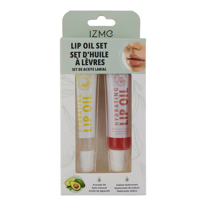 IZME Lip Oil Set, Vitamin C + Rosehip