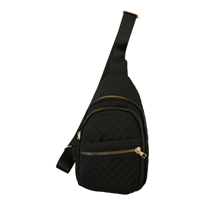 Sac matelassé à longue courroie 