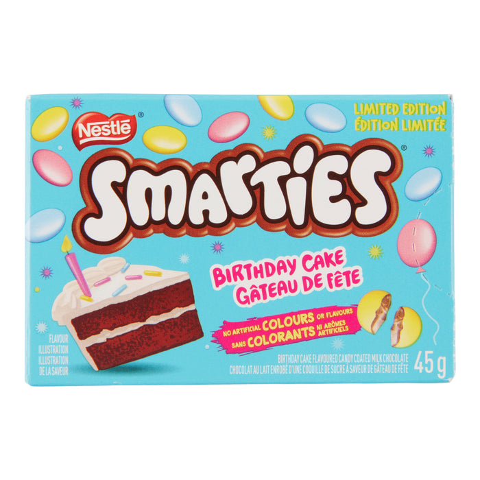 SMARTIES à saveur gâteau de fête, 45 g