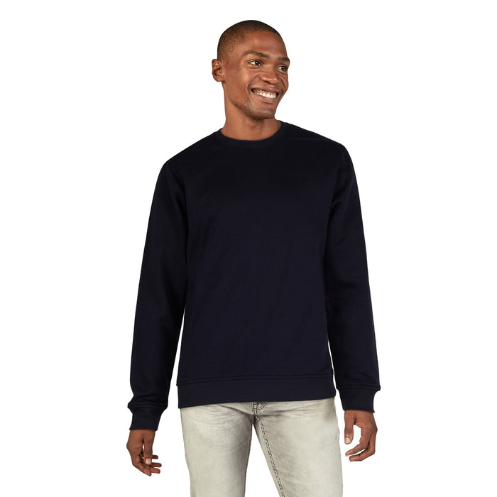 Men's Long Sleeve Fleece Crew Neck Top, Assorted