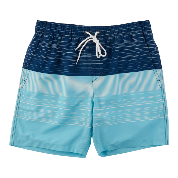 Men's Printed Stretch Swim Trunks