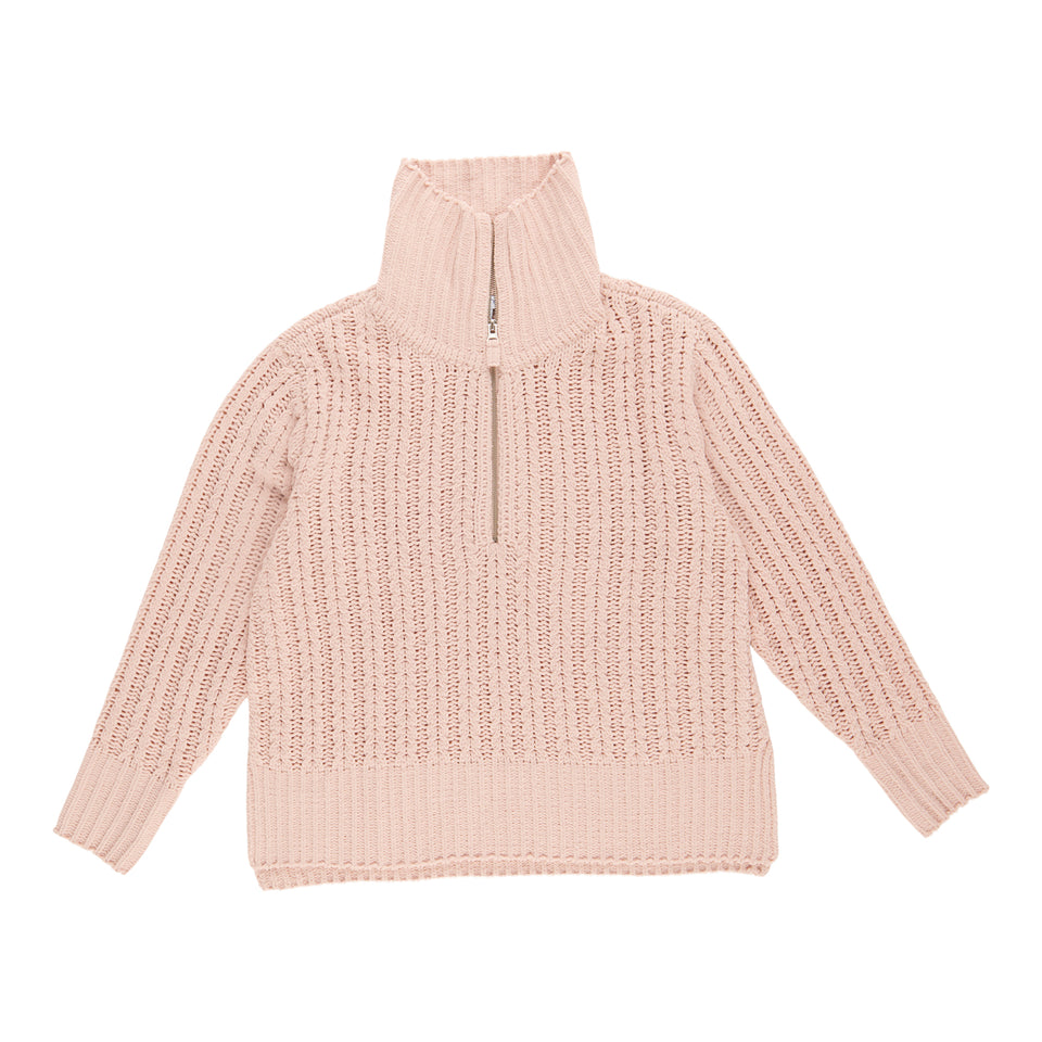 mySTYLE Women's Crochet Mock-Neck Zip Sweatshirt – Giant Tiger