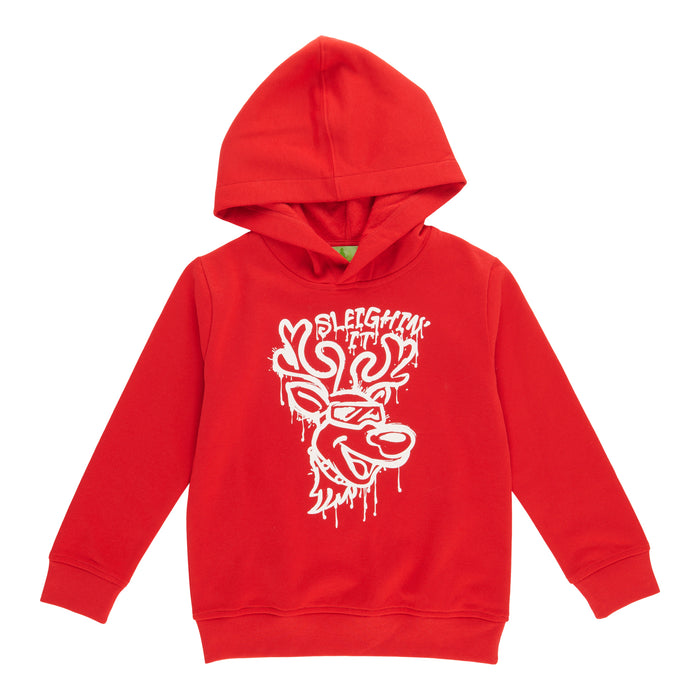 Comfy Cozy Toddler Boys' Printed Fleece Hoodie