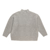 mySTYLE Women's Plus Mock-Neck Cable Sweater