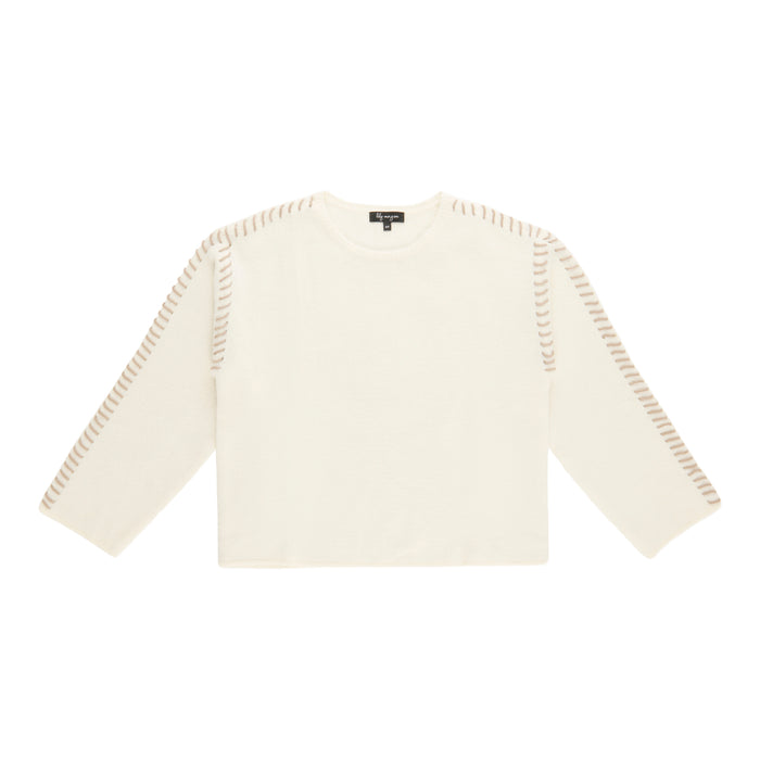 lily morgan Women's Whip Stitch Pullover Sweater