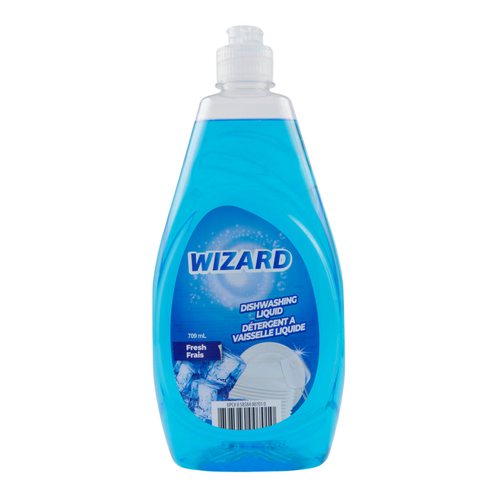 Savon à vaisselle Wizard, frais, 709 ml