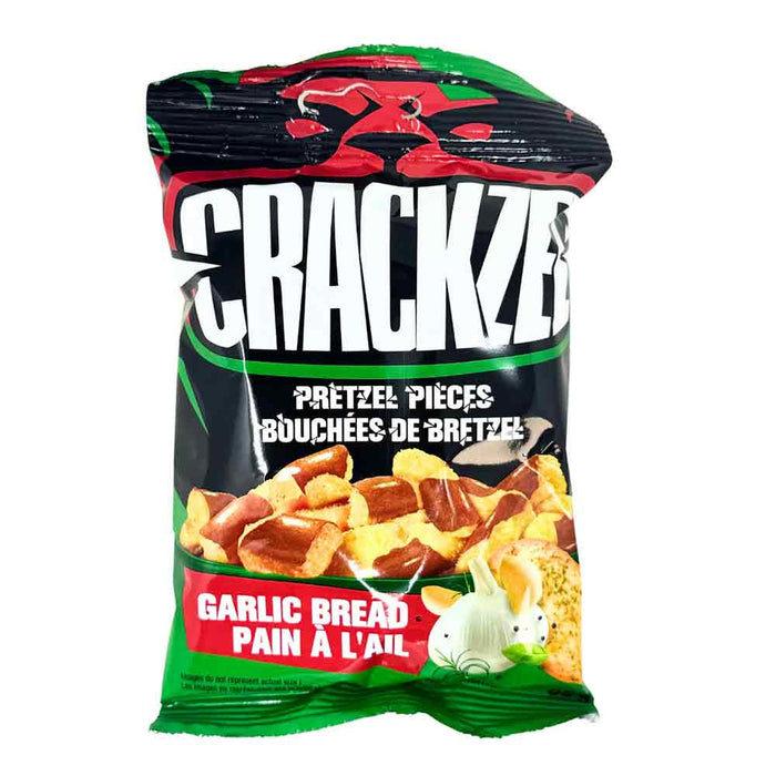 Crackzel Pretzels, Garlic Bread, 85 g