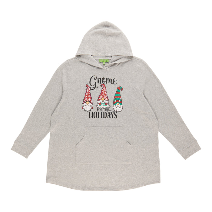 Comfy Cozy Women's Plus Holiday Hoodie