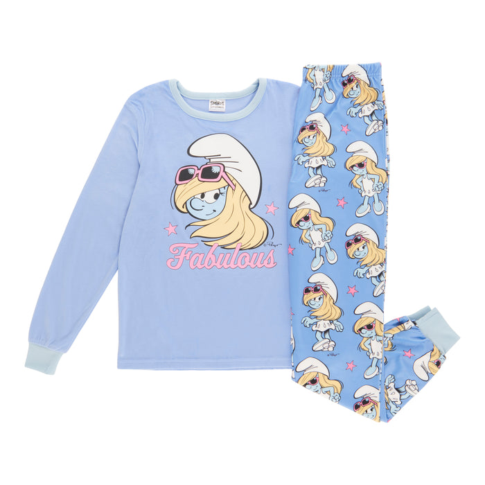 Licensed Girls' Printed Long Sleeve Pyjama Set, 2 Piece
