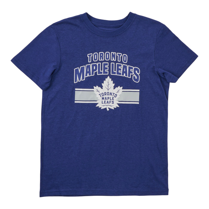 T-shirt à manches courtes Maple Leafs de Toronto de la LNH pour garçons
