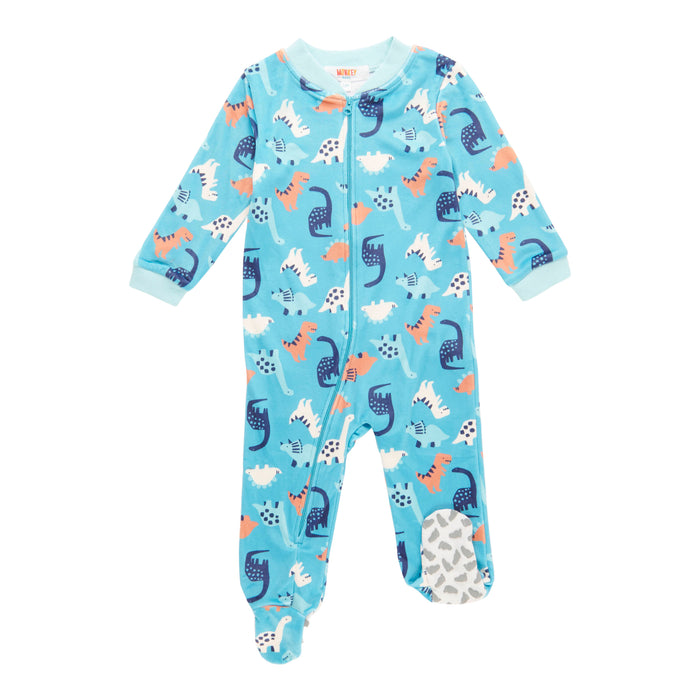 MONKEY BARS Infant Unisex Printed Long Sleeve Sleeper, 0-24 Month