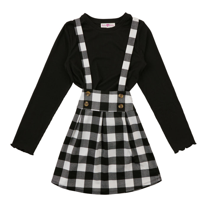Robe chasuble à manches longues Pays nordique BELLA & BIRDIE pour filles