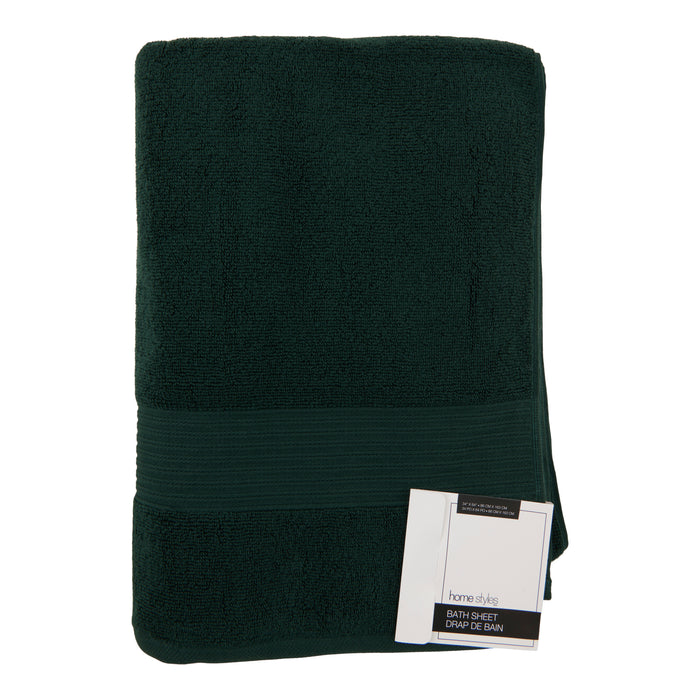 HomeStyles Solid Cotton Bath Sheet, 34-in x 64-in.