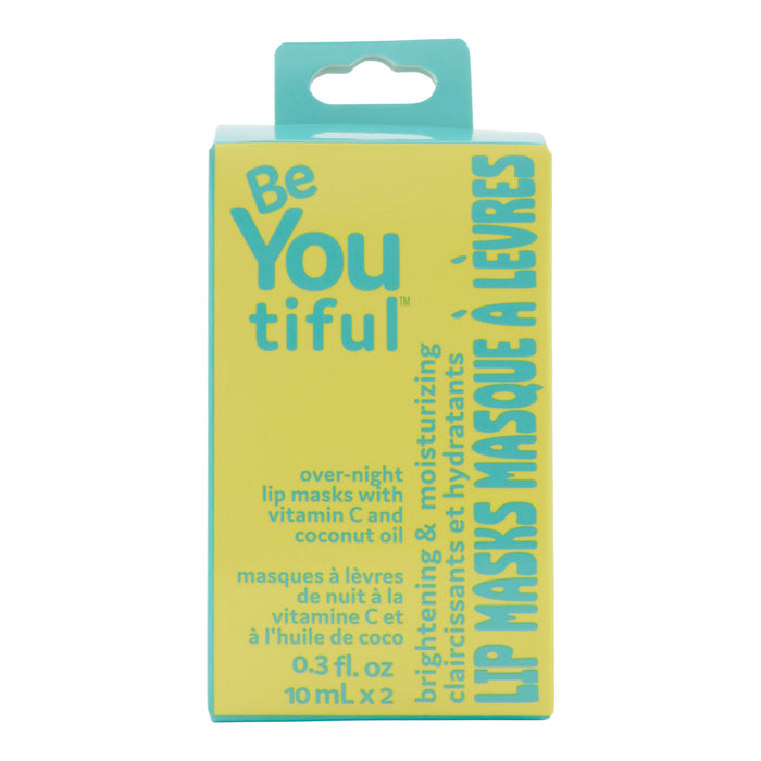BeYoutiful Lip Masks, 2-Pack, 10 ml