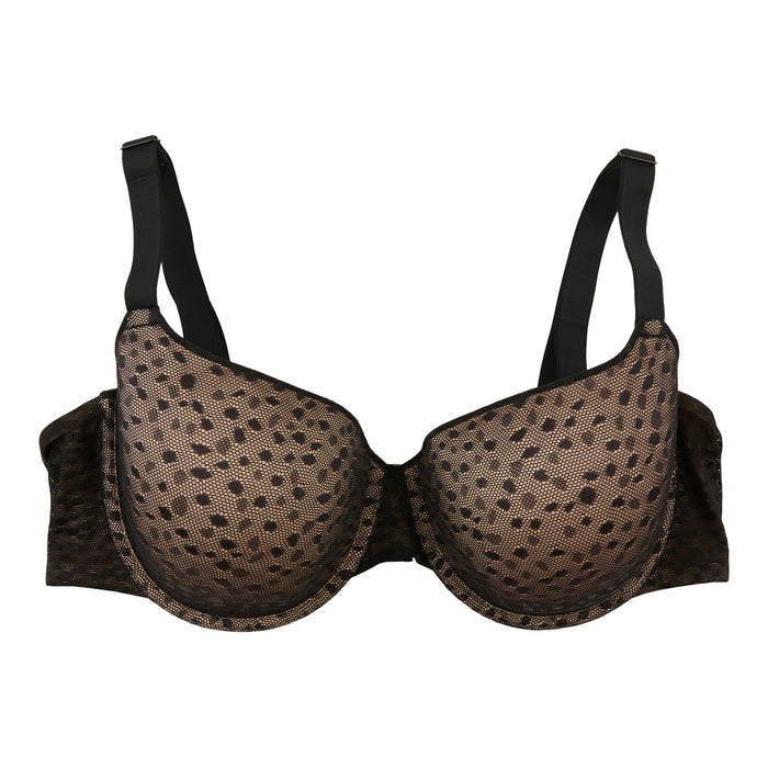 Carisma Women's Plus Polka-Dot Contrast Bra