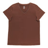T-shirt à col en V avec dentelle Carisma pour femmes