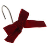 HomeStyles Velvet Ribbon Shower Hooks, 12 Pack