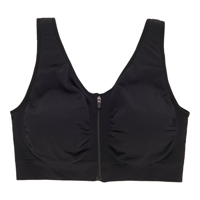 Soutien-gorge confortable avec fermeture à glissière à l'avant taille Plus pour femmes