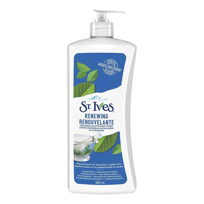 Lotion corporelle Renouvelante St. Ives Collagène et Élastine, 400 ml