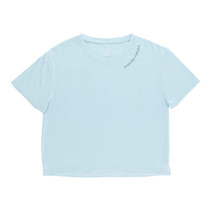 Carisma Women's Crew Neck Tee with Embroidery